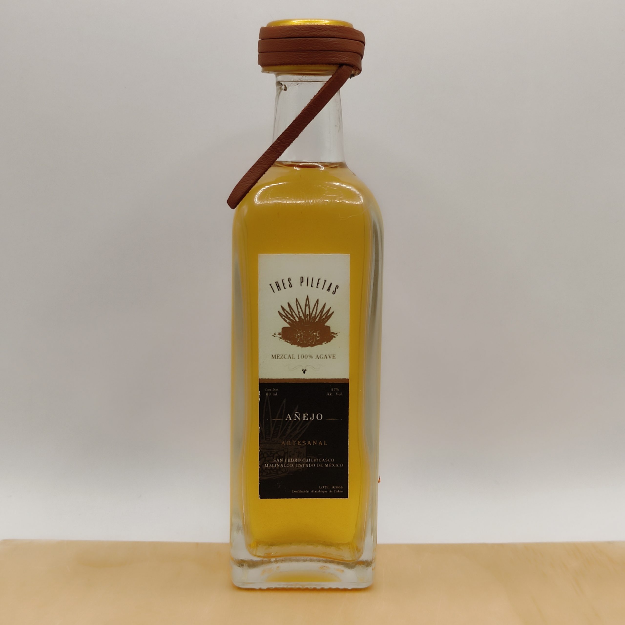 Mezcal Tres Piletas Añejo 60ml